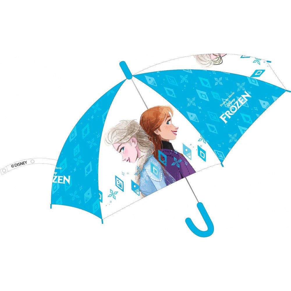 Disney Frozen children's semi-automatic transparent umbrella Ø74 cm