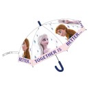 Disney Frozen children's transparent semi-automatic umbrella Ø74 cm