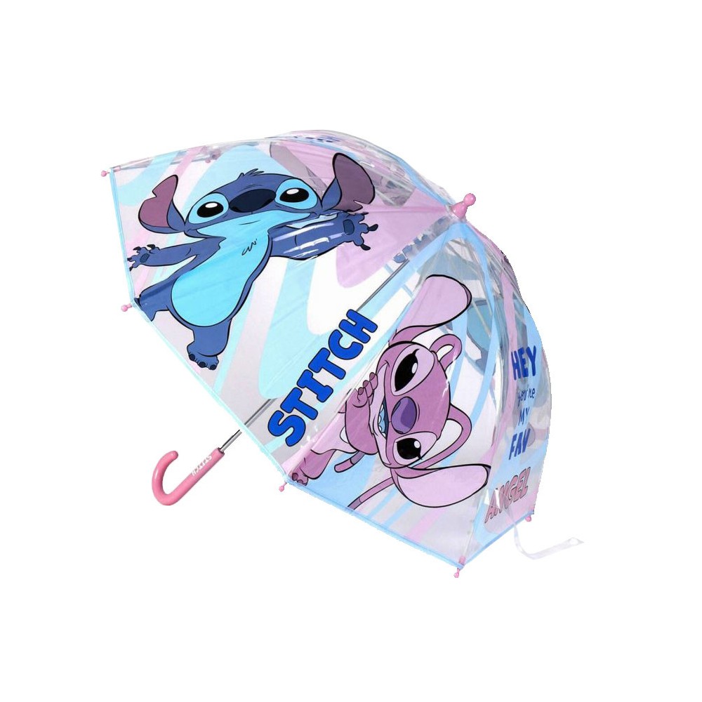 Disney Lilo and Stitch Angel kids transparent umbrella Ø71 cm