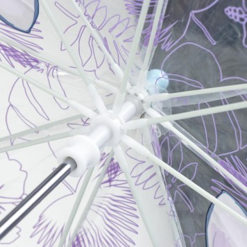 Disney Lilo and Stitch Hibiscus children's transparent umbrella Ø71 cm