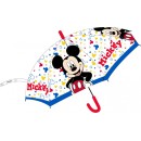 Disney Mickey  kids semi-automatic transparent umbrella Ø74 cm