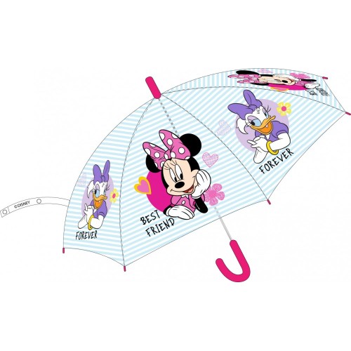 Disney Minnie  children's semi-automatic transparent umbrella Ø74 cm