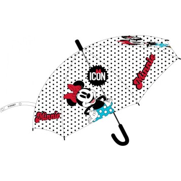 Disney Minnie  children's semi-automatic transparent umbrella Ø74 cm