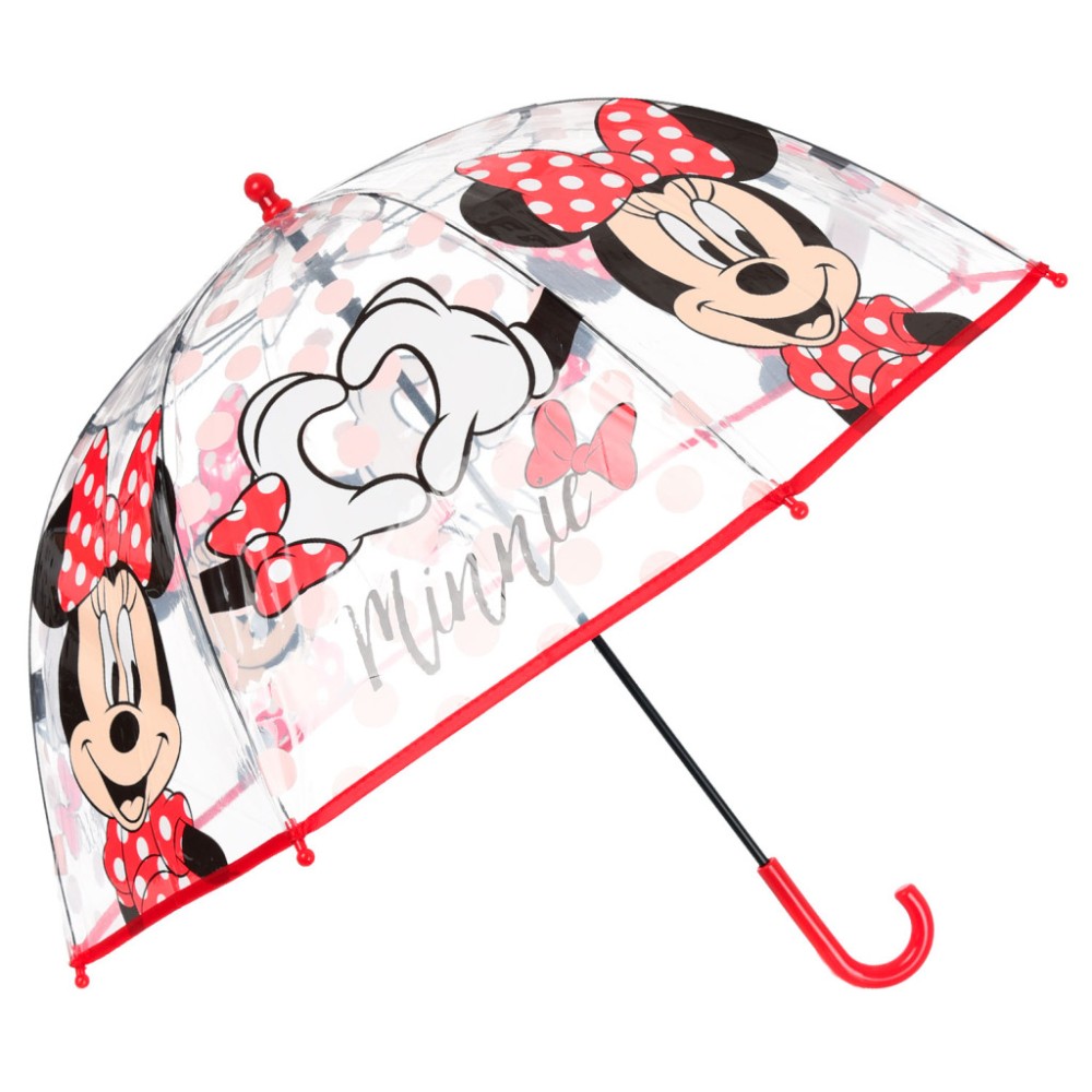 Disney Minnie  Lovely children's transparent umbrella Ø72 cm