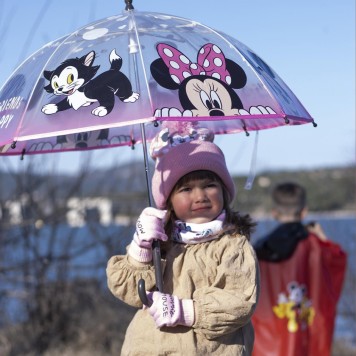 Disney Minnie  Make Me Happy children's transparent umbrella Ø71 cm