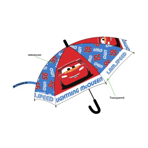 Disney Cars kids semi-automatic umbrella Ø68 cm