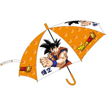 Dragon Ball semi-automatic transparent kids' umbrella Ø83 cm