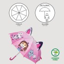 Gabby's Dollhouse Pink  children's umbrella with handle Ø71 cm