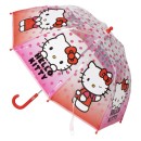 Hello Kitty Dots children's transparent umbrella Ø71 cm