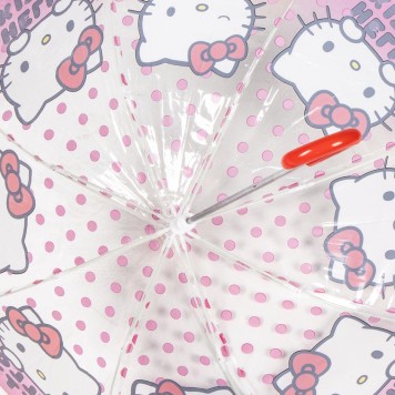 Hello Kitty Dots children's transparent umbrella Ø71 cm