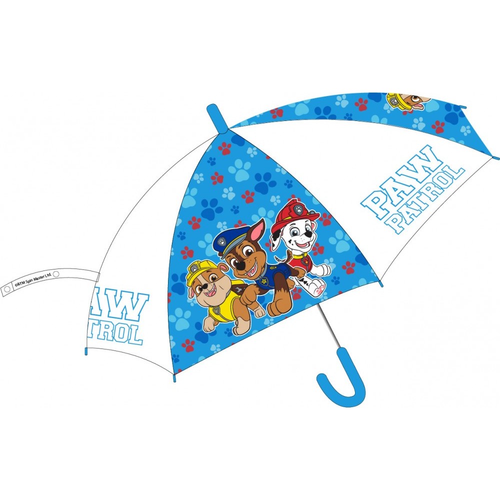 Paw Patrol children's transparent semi-automatic umbrella Ø74 cm