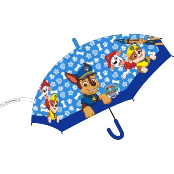 Paw Patrol Bones children's semi-automatic umbrella Ø74 cm