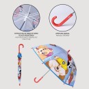 Paw Patrol children's transparent umbrella Ø71 cm