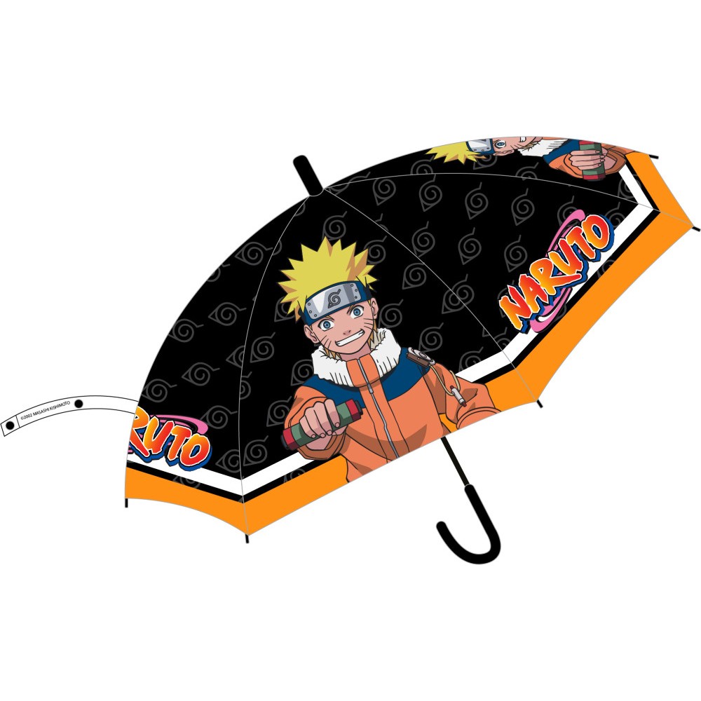 Naruto Mission children's semi-automatic transparent umbrella Ø83 cm