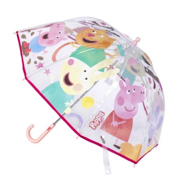 Peppa Pig Buddies children's transparent umbrella Ø71 cm