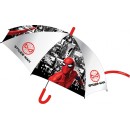 Spiderman kids semi-automatic transparent umbrella Ø74 cm