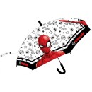 Spiderman children's semi-automatic transparent umbrella Ø74 cm