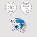 Sonic the Hedgehog Ring transparent children's umbrella Ø71 cm