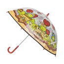 Teenage Mutant Ninja Turtles Pizza children's transparent umbrella Ø71 cm