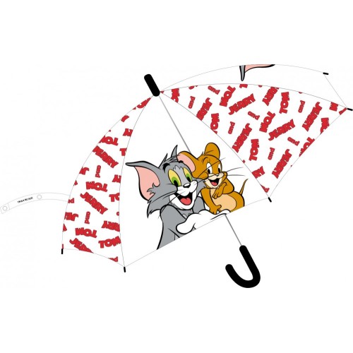 Tom and Jerry children's semi-automatic transparent umbrella Ø74 cm