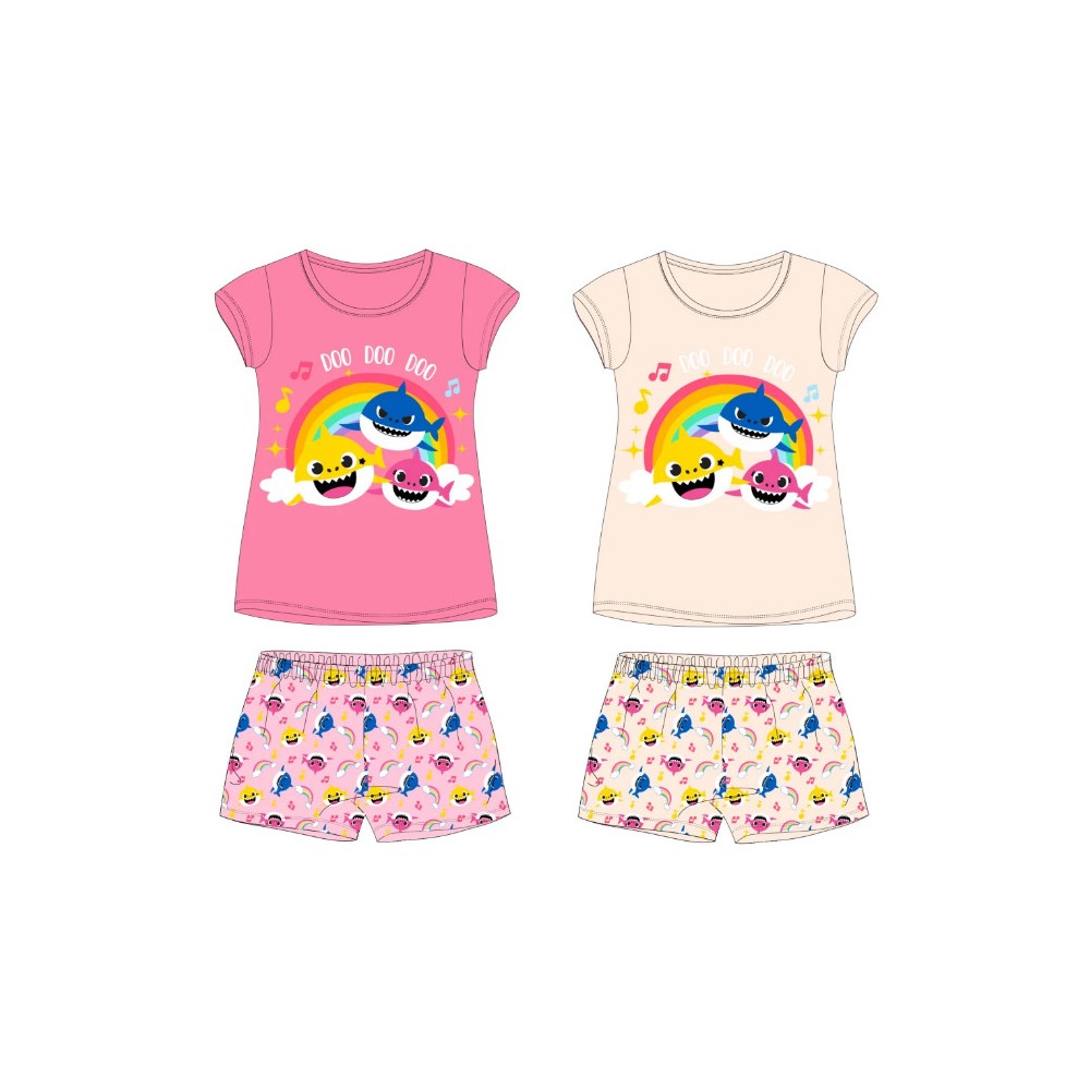 Baby Shark children's short pajamas 92-116 cm