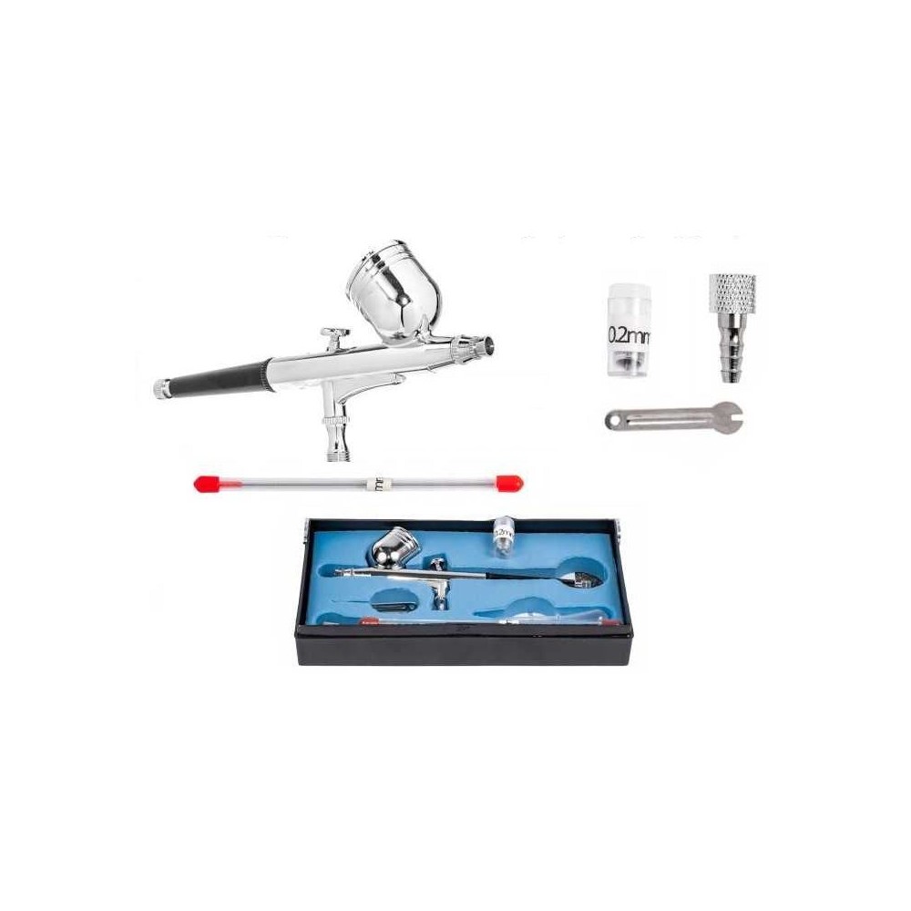 AEROGRAF LAKIERNICZY PRECYZYJNY 0,2mm / 0,3mm KD2096