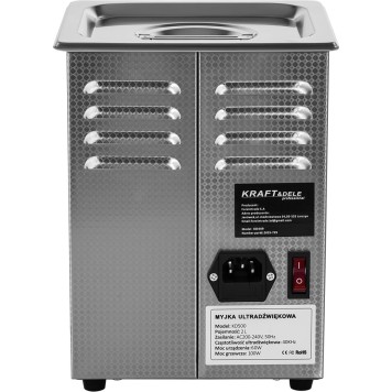 Myjka ultradźwiękowa 2L KD500