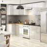 WISZĄCA SZAFKA KUCHENNA OLIWIA W 80cm BIAŁA-METALIK POŁYSK H720