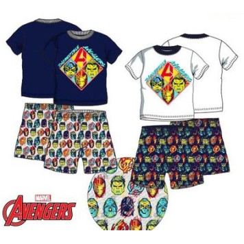 Avengers children's short pajamas 4-10 years