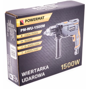 Wiertarka elektryczna udarowa 1500W PM-WU-1500M