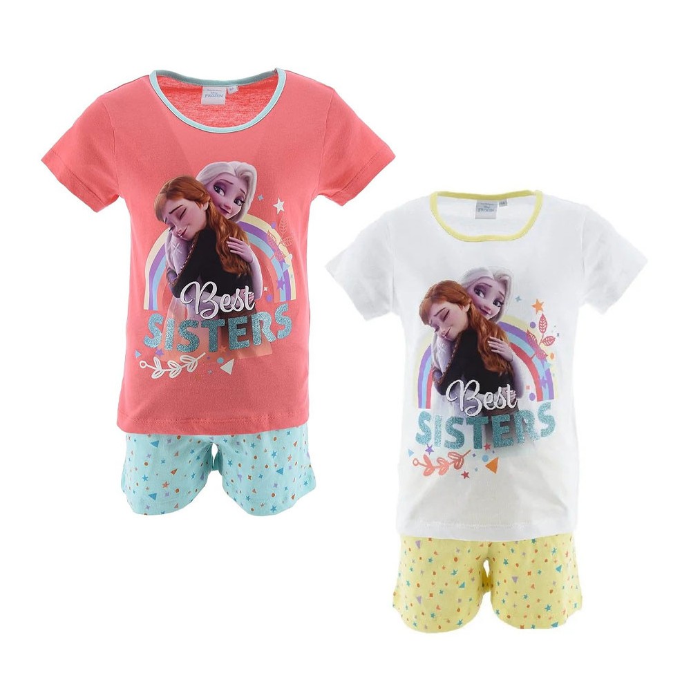 Disney Frozen children's short pajamas 4-8 years