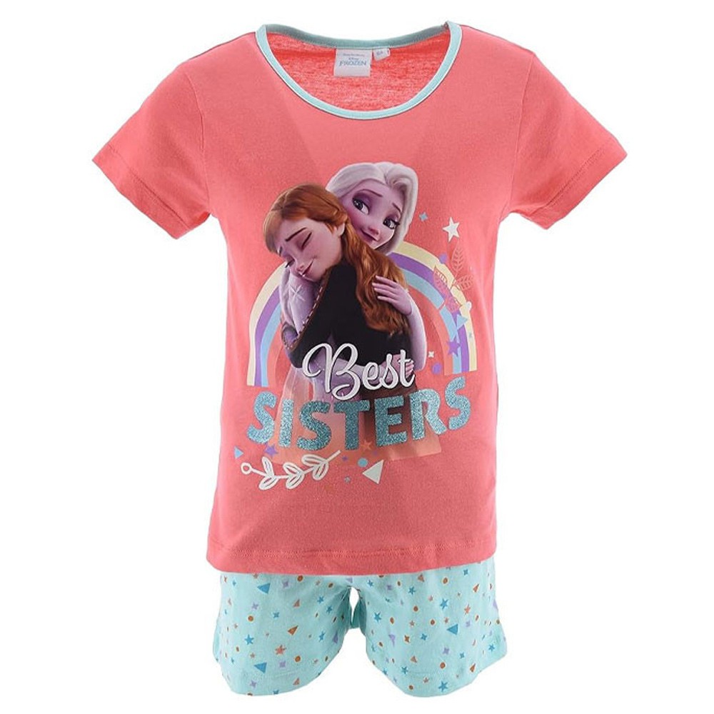 Disney Frozen Best Sisters Peach child short pajamas 4 years / 104 cm