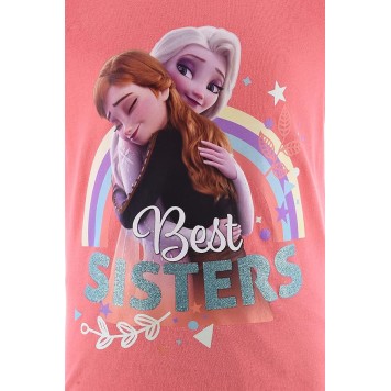 Disney Frozen Best Sisters Peach children's short pajamas 5 years / 110 cm