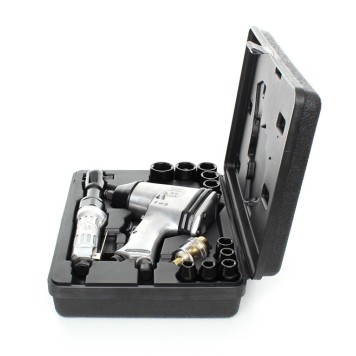 Klucz udarowy pneumatyczny zestaw KD1422 z grzechotką LX-005