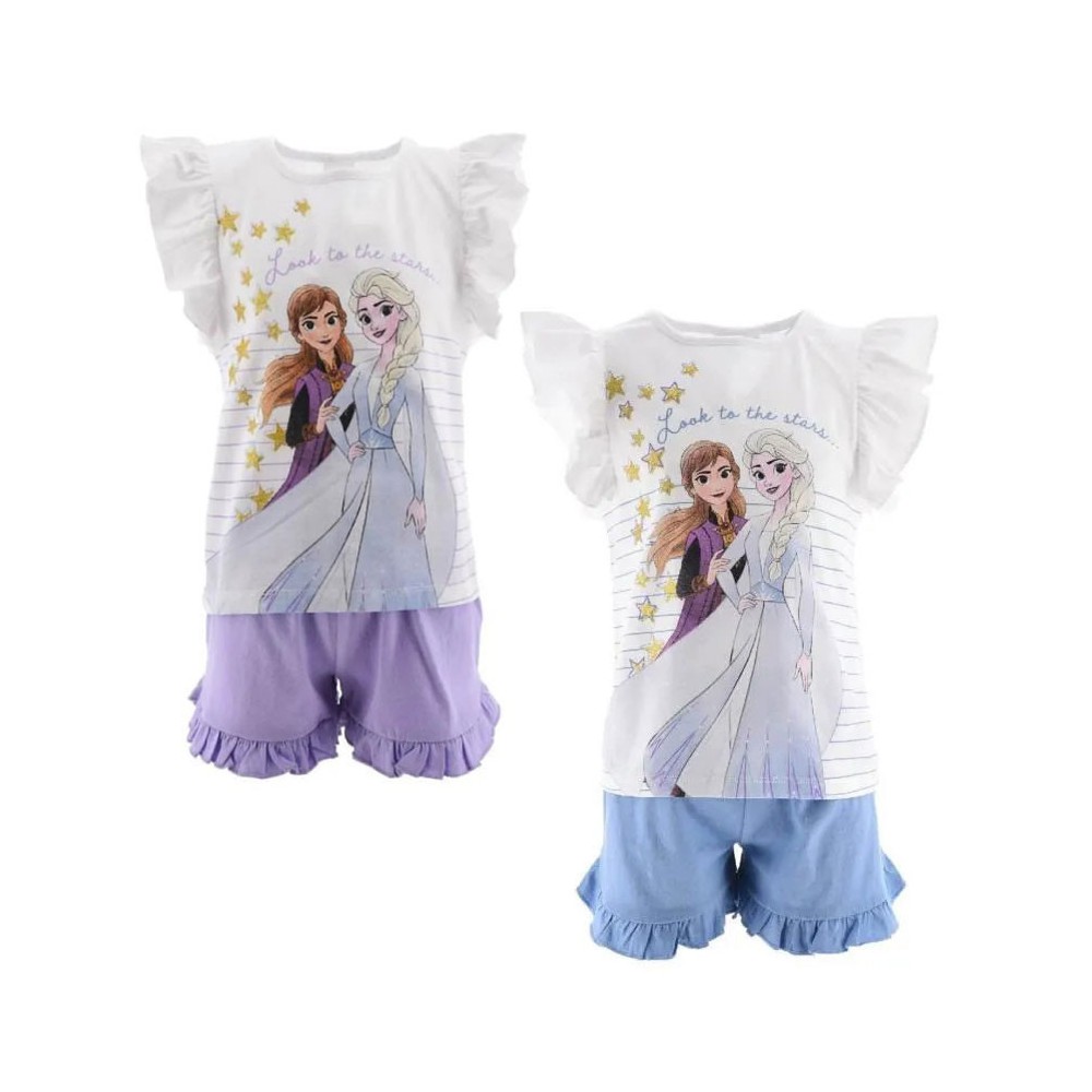 Disney Frozen Stars children's short pajamas 4-8 years