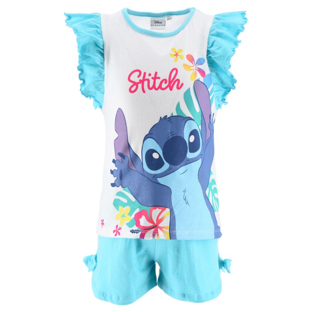 Disney Lilo and Stitch Happy children's short pajamas 3-8 years