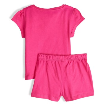 Disney Lilo and Stitch Pink Nap children's short pajamas 3-8 years Giftbox