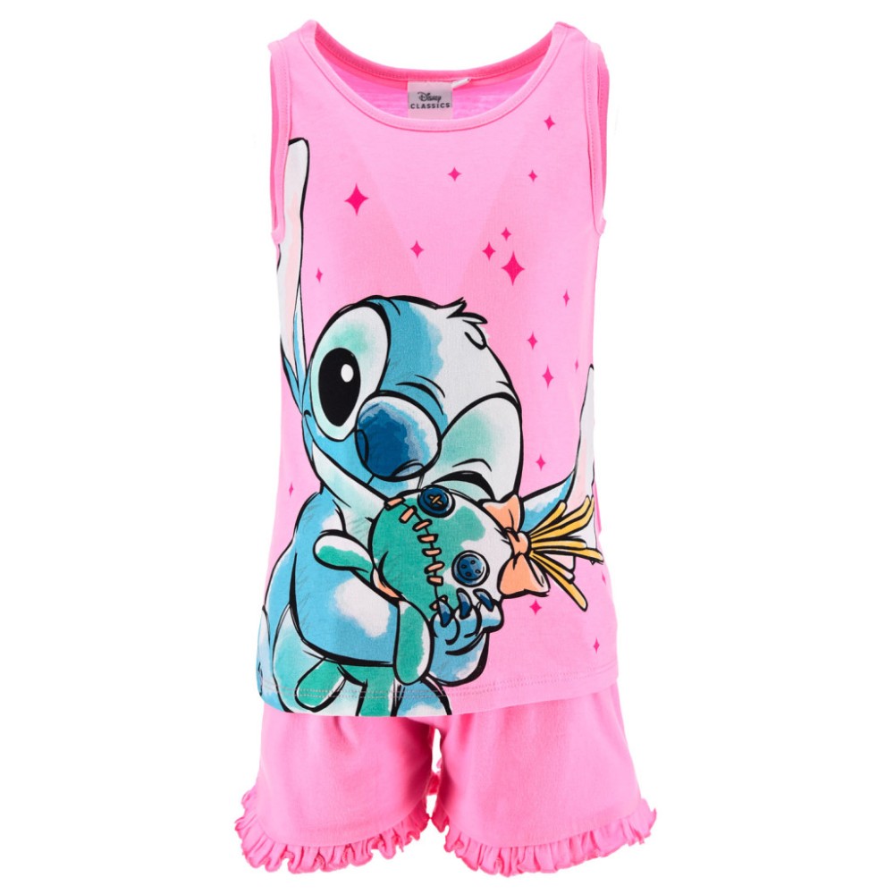 Disney Lilo and Stitch Scrump children's short pajamas 3-8 years Gift box