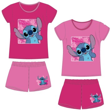 Disney Lilo and Stitch Surprised children's short pajamas 3-8 years