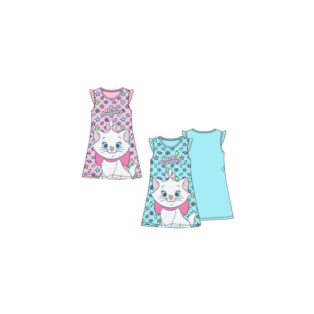Disney Marie Summer cat children's nightgown 3-6 years
