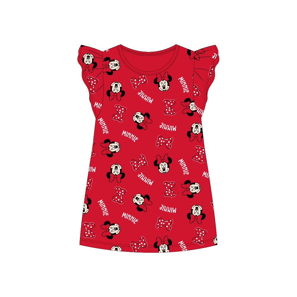 Disney Minnie  Red children's short nightgown 98-128 cm