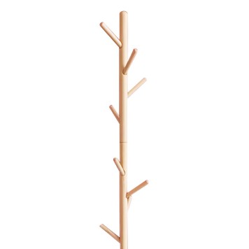 Porte manteau bois 38x174 cm