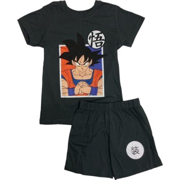 Dragon Ball Saiyan Black children's short pajamas 10 years / 140 cm