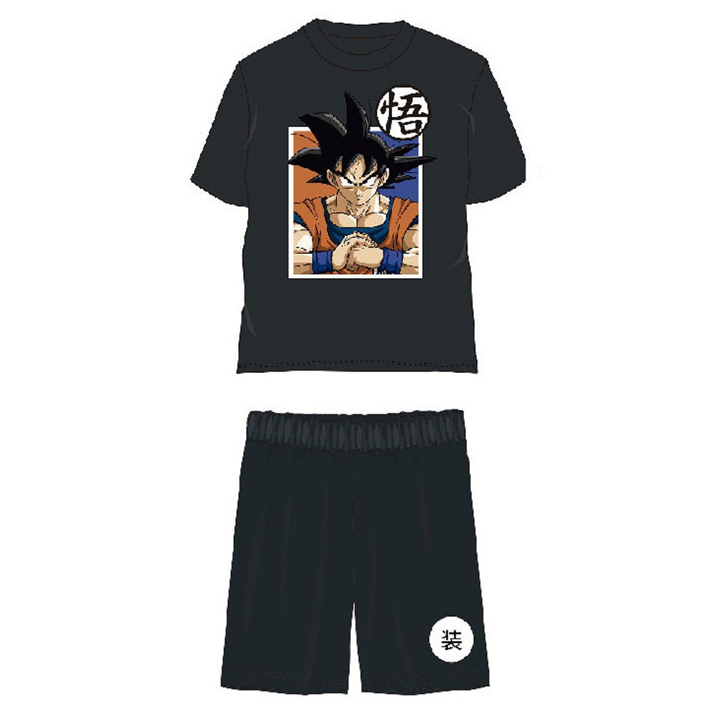 Dragon Ball Saiyan Black children's short pajamas 7 years / 122 cm
