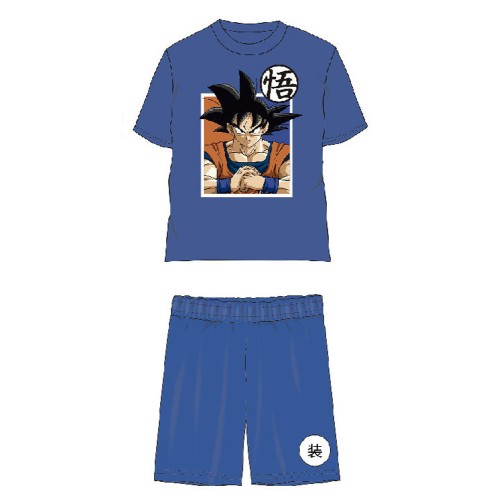 Dragon Ball Saiyan Blue children's short pajamas 10 years / 140 cm