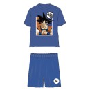 Dragon Ball Saiyan Blue children's short pajamas 10 years / 140 cm