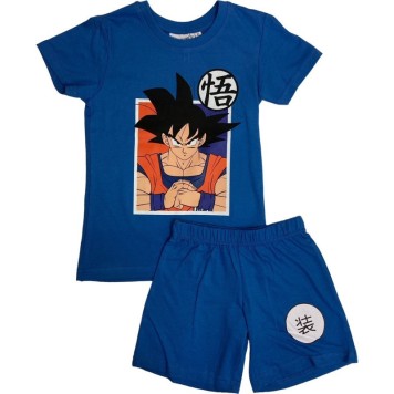 Dragon Ball Saiyan Blue children's short pajamas 10 years / 140 cm