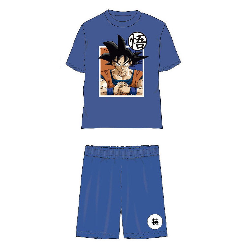 Dragon Ball Saiyan Blue children's short pajamas 12 years / 152 cm
