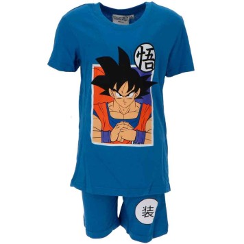 Dragon Ball Saiyan Blue children's short pajamas 6 years / 116 cm