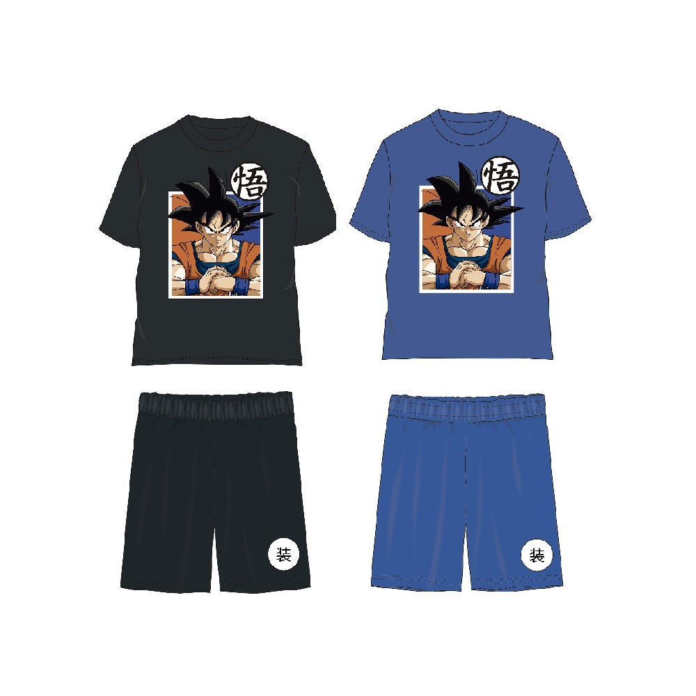 Dragon Ball Saiyan children's short pajamas 6-12 years